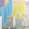 Mix It Up Pastel Streamer Ceiling Decoration