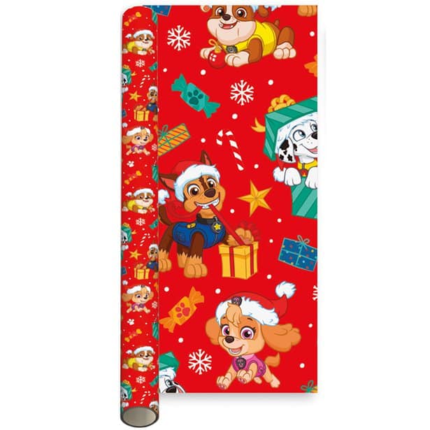 Paw Patrol Christmas Wrapping Paper 