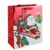 Santa Train Large Christmas Gift Bag