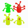 Space Alien Finger Puppets