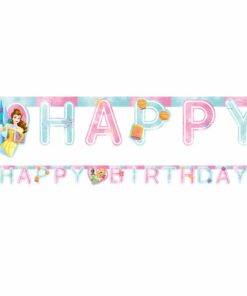Disney Princess Live Your Story Happy Birthday Banner