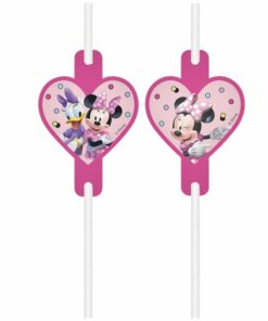 Minnie Mouse Paper Straws