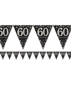 Sparkling Celebration 60th Foil Bunting