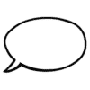 Speech Bubble Cutout