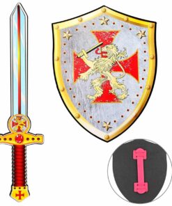 Alternative view of Crusader Sword & Shield - 52cm