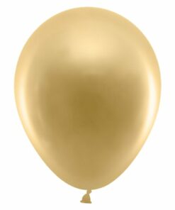 Gold Metallic Latex Balloons