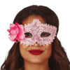 Pink Mask with Flowers