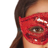 Red Glitter Masquerade Mask