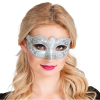 Silver Glitter Mask