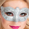 Silver Glitter Mask