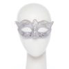 Silver Glitter Mask