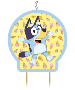 Bluey Party Birthday Candle