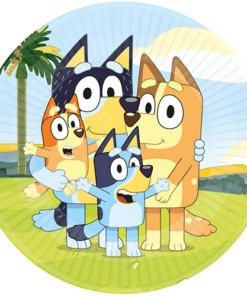 Bluey Party Paper Plates