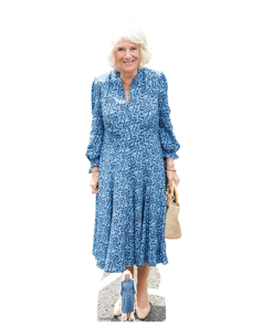 Alternative view of Camilla Queens Consort Lifesize Cardboard Prop 1.7m – FREE Mini Tabletop Prop  - Next Day Delivery Available