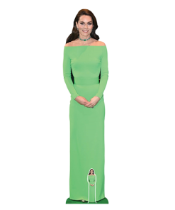 Alternative view of Catherine Princess of Wales Lifesize Cardboard Prop 1.7m – FREE Mini Tabletop Prop  - Next Day Delivery Available