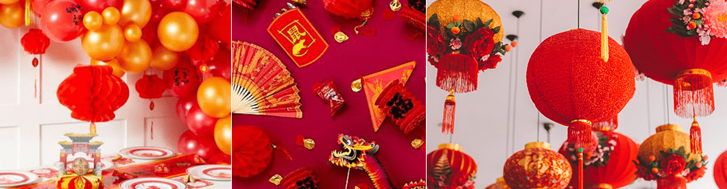 Chinese New Year 2023 - Year of the Rabbit - Chopsticks Decorations Dragons Fortune Cookies Next Day Delivery