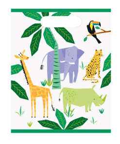 Zoo Animal Themed Paper Party Bags