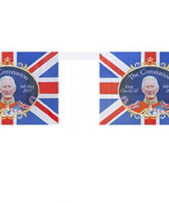 King Charles Coronation Fabric Bunting