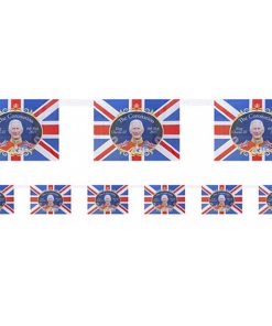 King Charles Coronation Fabric Bunting
