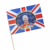King Charles III Coronation Fabric Waving Flag