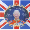 King Charles III Coronation Fabric Waving Flag