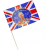King Charles III Coronation Plastic Waving Flag