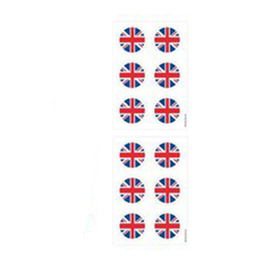 Union Jack Paper Party Bags with Stickers Next Day Delivery