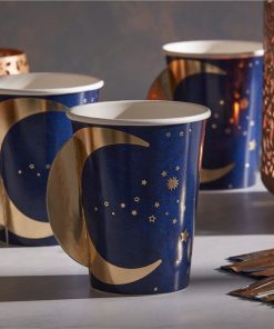 Alternative view of EID 3D Moon Paper Cups - 266ml (Pk 8)