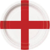 England St Georges Day Paper Plates