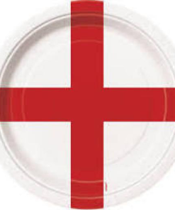 England St Georges Day Paper Plates