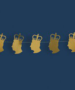 King Charles Cut Out Paper Garland