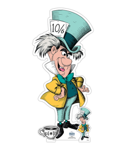Mad Hatter Vintage Alice in Wonderland Cardboard Cutout