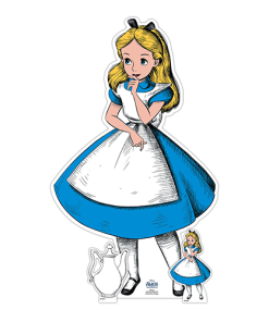 Vintage Alice in Wonderland Cardboard Cutout