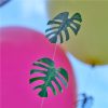 Palm Leaf Hawaiian Tiki Balloon Tails Decorations