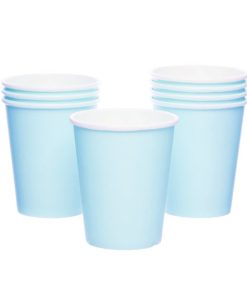 Baby Blue Eco-Friendly Paper Cups