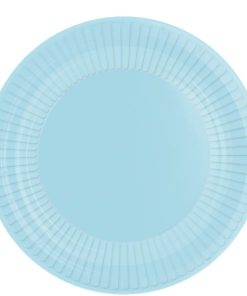 Baby Blue Eco-Friendly Paper Plates
