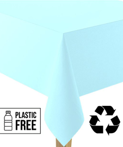 Baby Blue Paper Eco-Friendly Tablecover