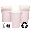 Baby Pink Eco-Friendly Paper Cups