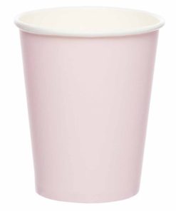 Baby Pink Eco-Friendly Paper Cups