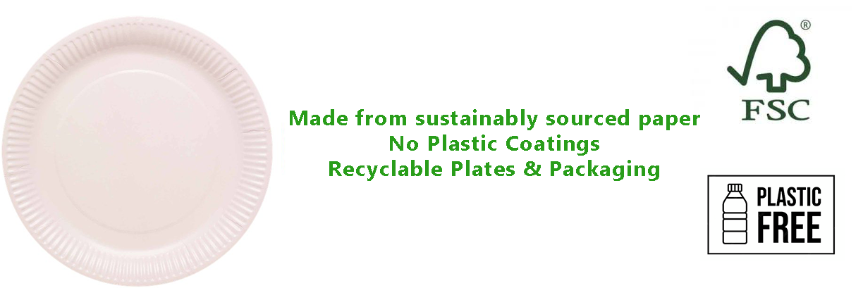 Baby Pink Eco-Friendly Paper Plates