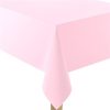 Baby Pink Paper Eco-Friendly Tablecover