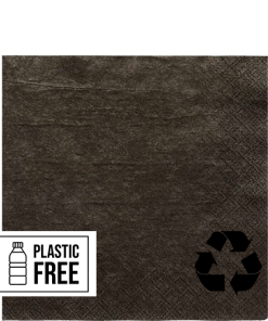 Black Eco-Friendly Paper Napkins