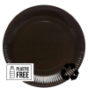 Black Eco-Friendly Paper Plates