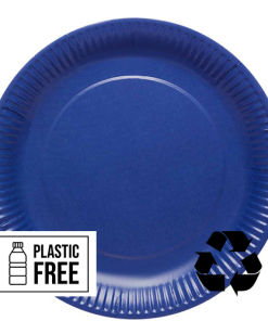 Dark Blue Eco-Friendly Paper Plates