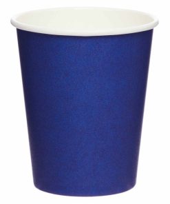 Dark Blue Eco-Friendly Paper Cups