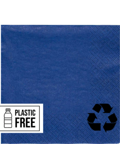 Dark Blue Eco-Friendly Paper Napkins