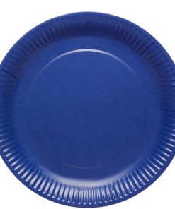 Dark Blue Eco-Friendly Paper Plates