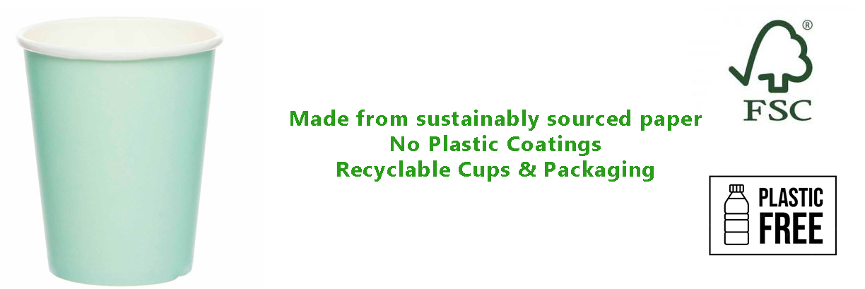 Duck Egg Eco-Friendly Paper Cups