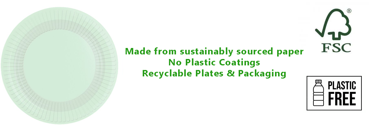 Duck Egg Eco-Friendly Paper Plates