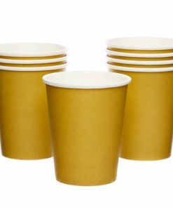 Gold Eco-Friendly Paper Cups